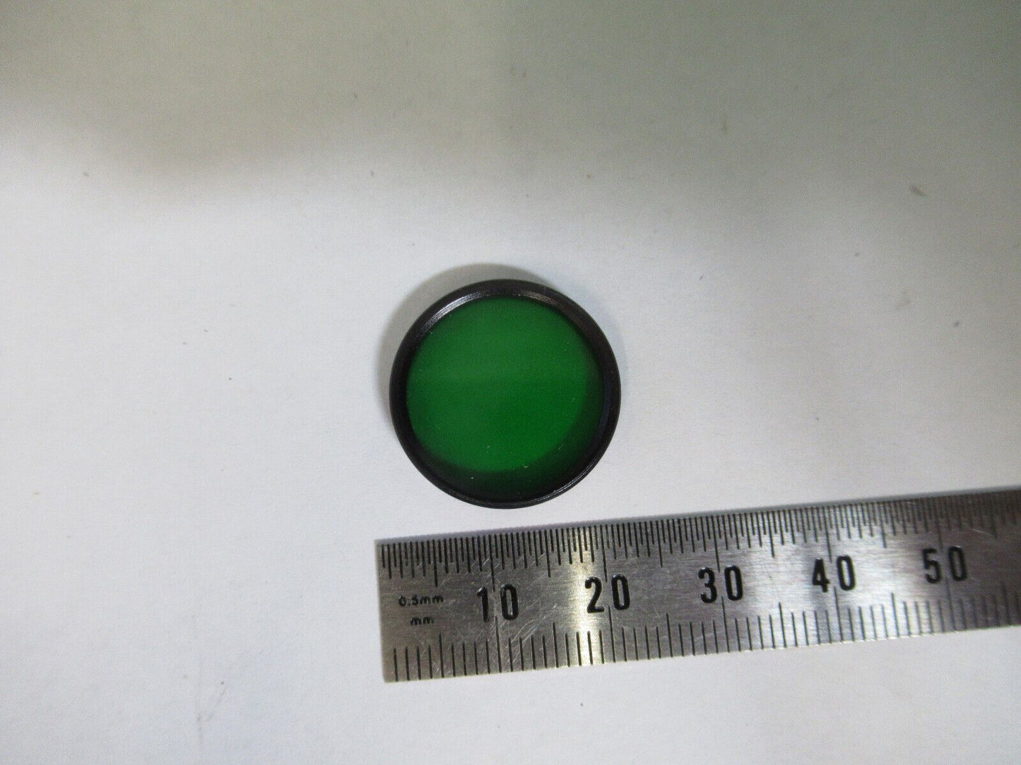 OPTICAL TIFFEN GREEN FILTER LENS OPTICS  AS PICTURED W9-A-34