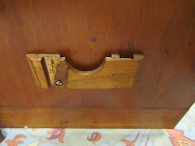 EMPTY WOOD CABINET for ANTIQUE WATSON UK 1860s MICROSCOPE PART AS PICTURED &TB5