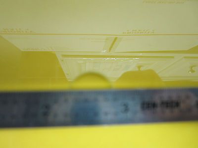 LARGE GLASS WAFER AS PICTURED SUBSTRATE LASER OPTICS BIN#28-16