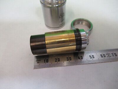 FOR PARTS cracked LEITZ 160X OBJECTIVE MICROSCOPE PART AS PICTURED &Z1-A-07