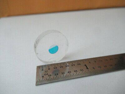 OPTICAL FUSED SILICA COATED FLAT LENS LASER PRO OPTICS AS PICTURED #F2-A-132