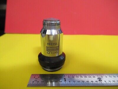 WILD HEERBRUGG SWISS OBJECTIVE 100X LENS OPTICS MICROSCOPE PART 506023 &FT-6-168