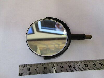 ANTIQUE BAUSCH LOMB MIRROR OPTICS MICROSCOPE PART AS PICTURED &P4-A-78