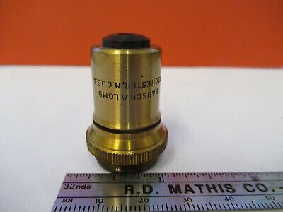 ANTIQUE BAUSCH LOMB APO 10X OBJECTIVE MICROSCOPE PART AS PICTURED &8z-a-111