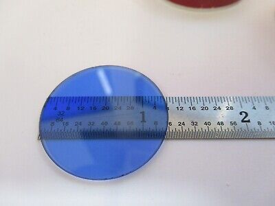 CARL ZEISS 467835 BLAUGLAS KLAR FILTER MICROSCOPE PART AS PICTURED &8C-A-59