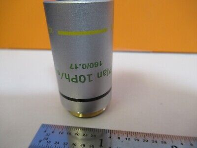 AMSCOPE PH 10X /160 OPTICS OBJECTIVE MICROSCOPE PART AS PICTURED &FT-1-A-52