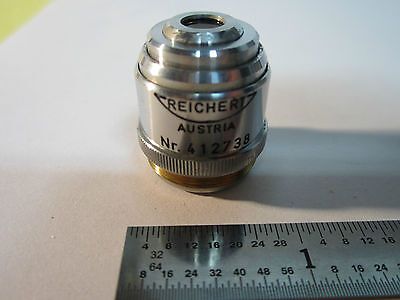 MICROSCOPE PART OBJECTIVE REICHERT AUSTRIA 8X OPTICS BIN#24-57-3