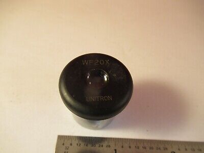 UNITRON WF 20X EYEPIECE OPTICS MICROSCOPE PART AS PICTURED &1E-B-86