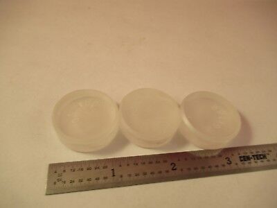 LOT 3 EA GLASS PRE-FORMS FOR LENSES PRO OPTICS &H1-B-17