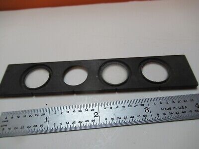 FOR PARTS ANTIQUE MICROSCOPE PART SLIDE "A" RARE UNKNOWN AS PICTURED &16-B-85