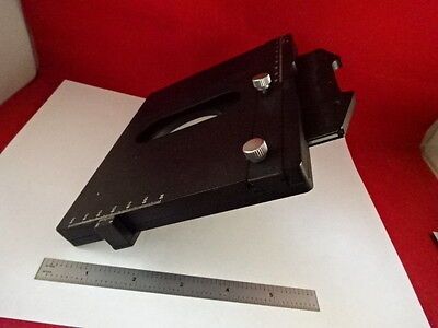 WILD SWISS M12 STAGE TABLE MICROMETER MICROSCOPE PART OPTICS AS IS &V7-A-04