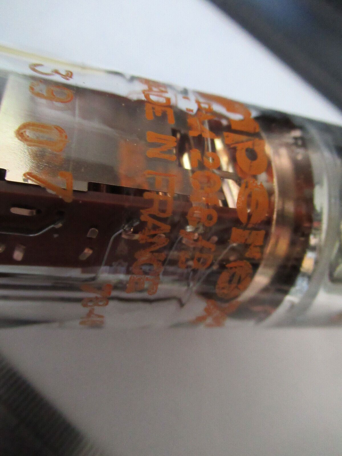 LARGE  VACUUM TUBE  PHOTOMULTIPLIER AMPEREX FRANCE PM-2018 AS PICTURED &W7-B-16