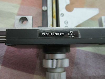 LEITZ WETZLAR GERMANY MICROSCOPE STAGE MICROMETER VINTAGE SLIDE OPTICS BIN#A6