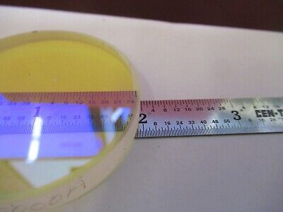 OPTICAL FLAT DICHROIC MIRROR FILTER LASER OPTICS AS PICTURED &Q1-A-87