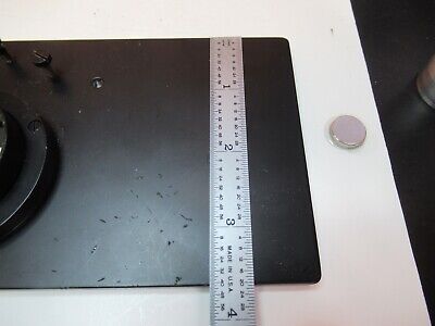 LEITZ WETZLAR STAGE TABLE MICROSCOPE PART AS PICTURED &FT-5-100