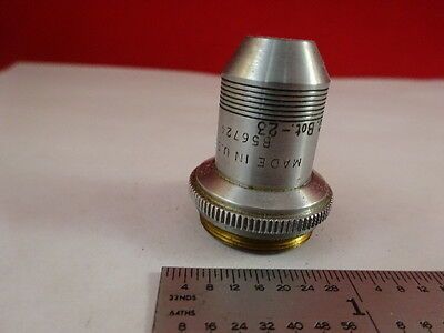 FOR PARTS MICROSCOPE  PART OBJECTIVE SPENCER AO 10X OPTICS AS IS #80-75