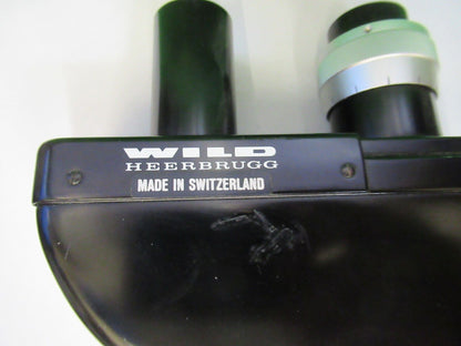 WILD HEERBRUGG BINOCULAR HEAD OPTICS M20 MICROSCOPE PART AS PICTURED R1-A-80