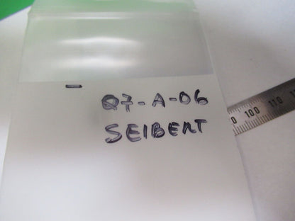 SEIBERT "5" OBJECTIVE LENS OPTICS MICROSCOPE PART AS PICTURED Q7-A-06