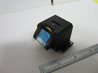 OPTICAL MICROSCOPE LEITZ BRASS MOUNTED BEAM SPLITTER + LENS OPTICS AS IS B#J4-12