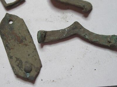 ANTIQUE BRASS BRONZE LOT MEDIEVAL ??? from EUROPE BOG FIND AS PICTURED &3-DT-09