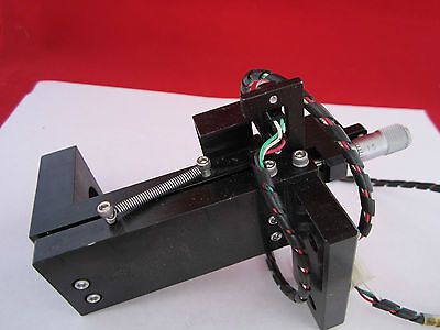 OPTICAL FIXTURE POSITIONER MICROMETER AS IS LASER OPTICS  BIN #7C