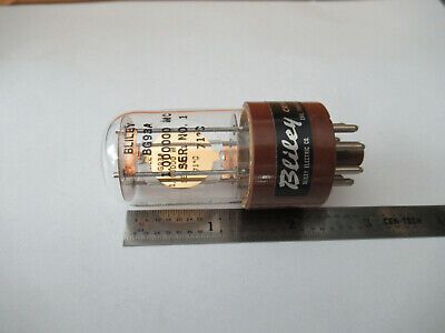 ANTIQUE BLILEY ELECTRIC GLASS PKG QUARTZ CRYSTAL 1 MHz FREQUENCY CONTROL F3-A-60