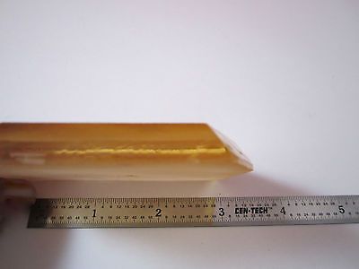 LARGE PIECE OF YELLOW CITRINE SYNTHETIC QUARTZ for JEWELRY , LASER OPTICS BIN#2B