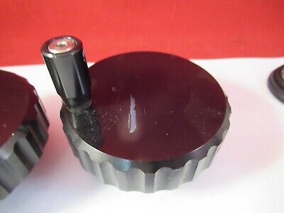 NIKON WYKO DEKTAK SET of KNOBS MICROSCOPE PART AS PICTURED &8-B-22