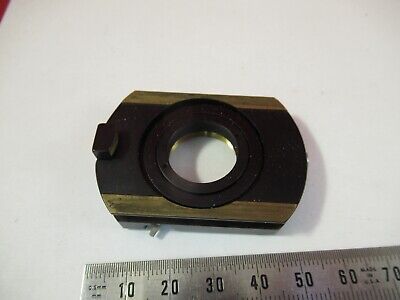 ZEISS GERMANY POLMI POL OBJECTIVE BRASS MOUNT MICROSCOPE PART AS PIC &12-A-27