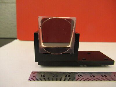 BIOMEDX MOUNTED CUBE BEAM SPLITTER OPTICS MICROSCOPE PART AS PICTURED &FT-5-H