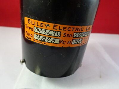 VINTAGE BLILEY ELECTRIC QUARZ-FREQUENZRESONATOR MO3 6,3 V WIE BESEHEN &amp;55R-A-07