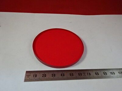 OPTICAL GLASS RED FILTER PRO OPTICS AS PICTURED #5-A-61