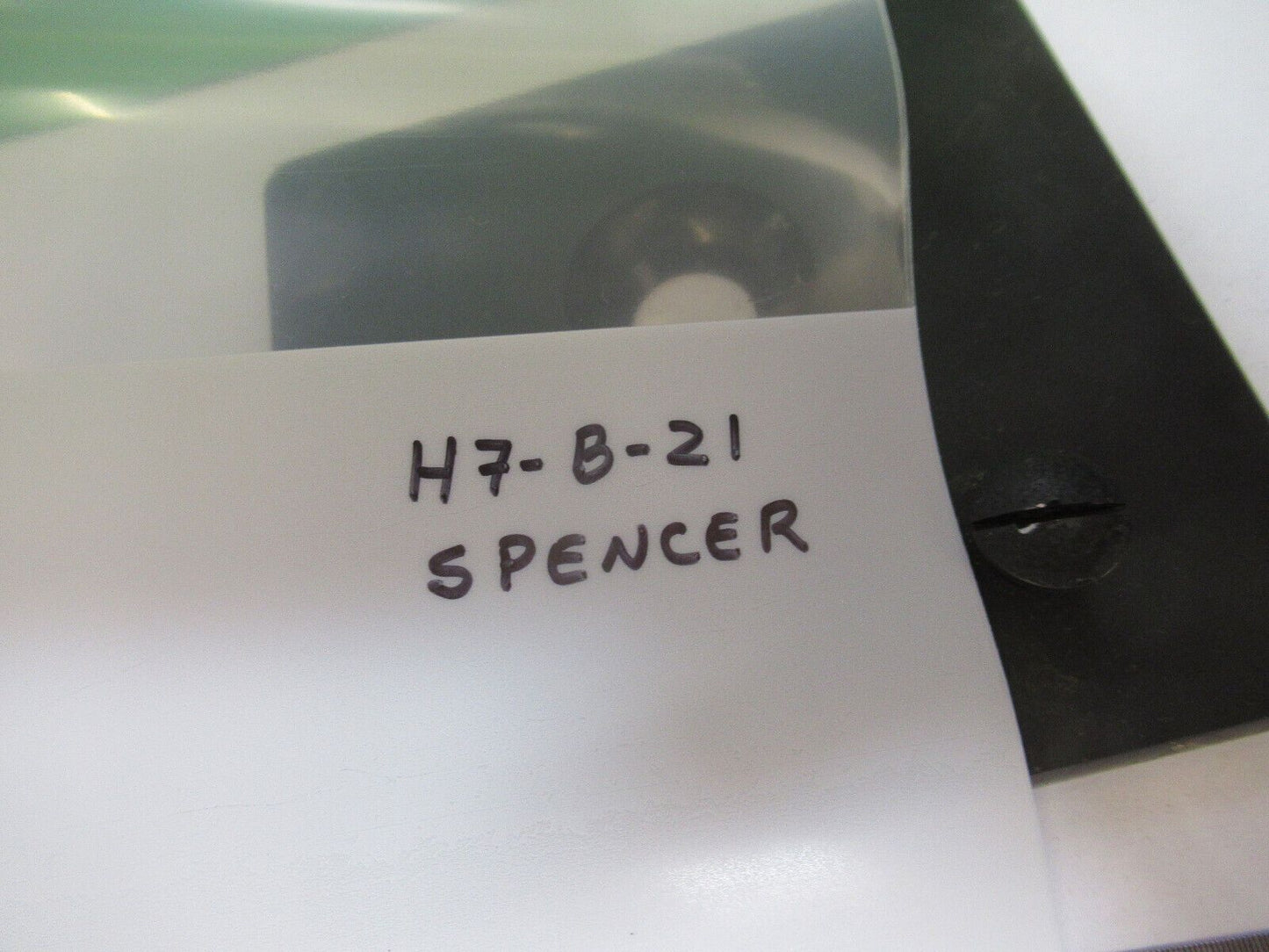 AO SPENCER STAGE SPECIMEN TABLE GOOD SHAPE MICROSCOPE PART AS PICTURED &H7-B-21