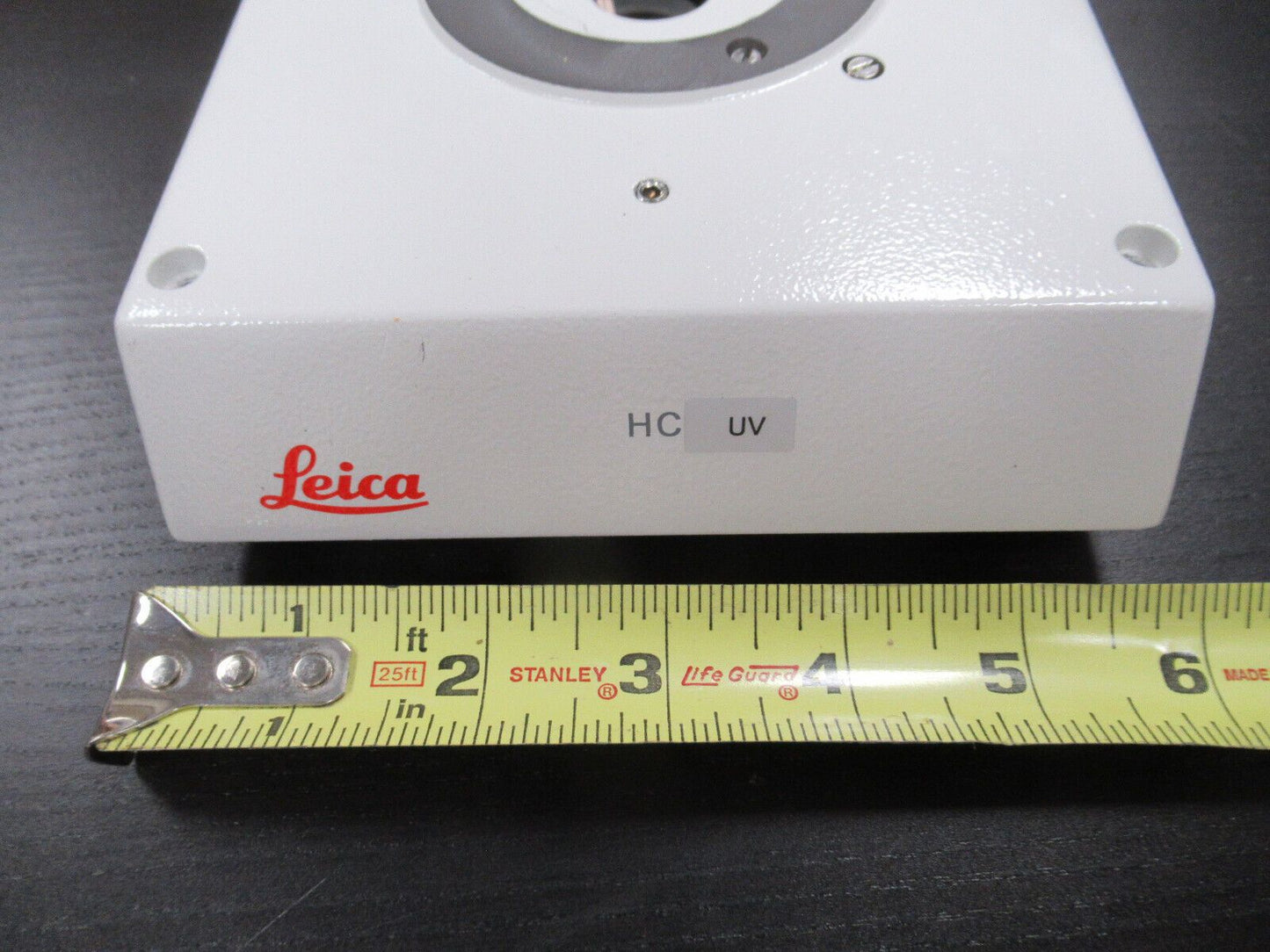 LEICA DMRE GERMANY magnification 888061 MICROSCOPE PART AS PICTURED 92-ft-04