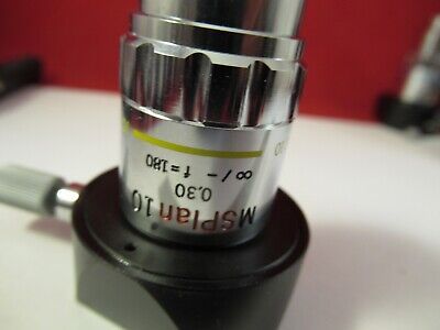 OLYMPUS DIC NOMARSKI OBJECTIVE + PRISM MSPLAN 10X MICROSCOPE OPTICS &FT-5-122