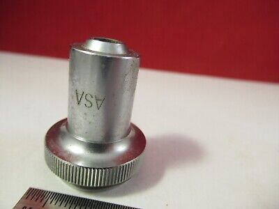 ASA 10X OBJECTIVE MICROSCOPE PART OPTICS AS PICTURED &9-A-92