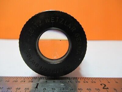 LEITZ WETZLAR GW 10X GERMAN EYEPIECE OPTICS MICROSCOPE PART AS PICTURED &G1-A-56