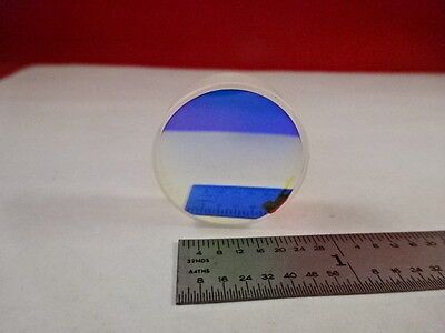 OPTICAL FLAT DICHROIC FILTER LENS OPTICS AS PICTURED &7C-A-08