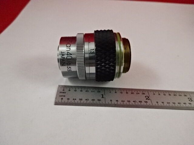 OLYMPUS JAPAN OBJECTIVE LWD CPLAN 40X LONG WORK MICROSCOPE PART OPTICS &33-A-85