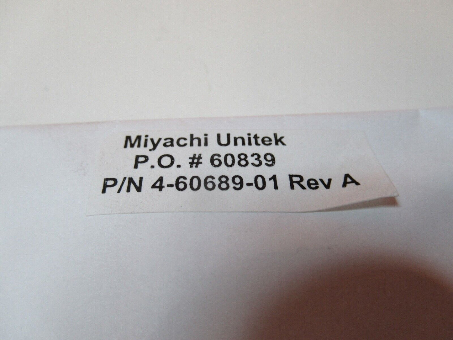 OPTICAL LENS CONCAVE CONVEX MIYACHI UNITEK 4-60689 OPTICS AS PICTURED &55R-B-15