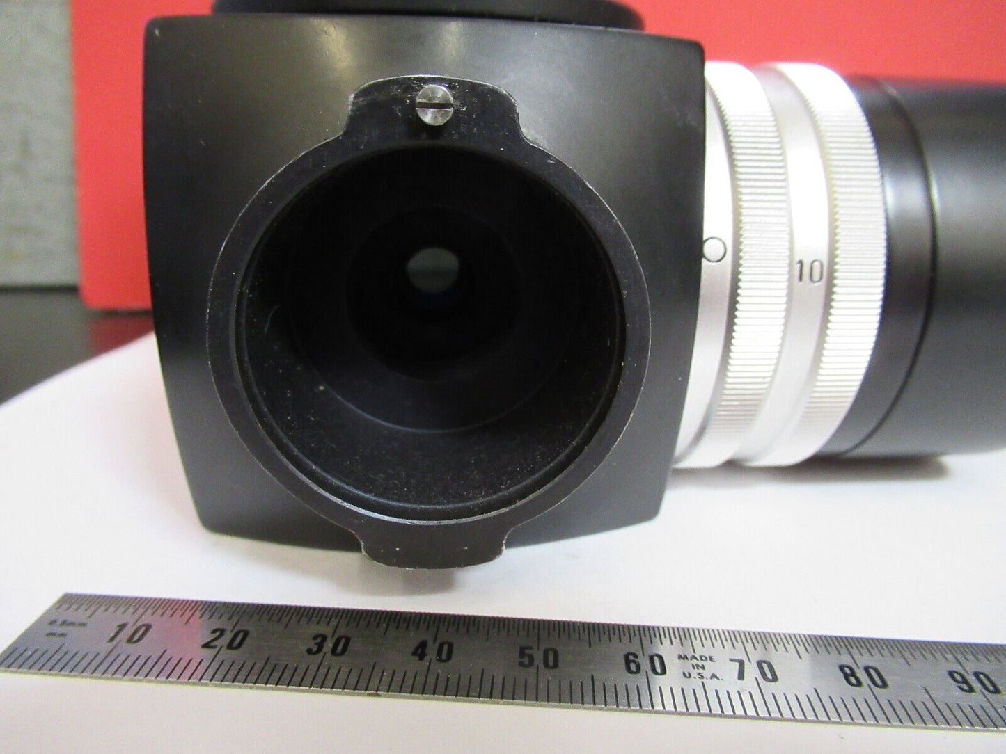 WILD HEERBRUGG SWISS M20 CAMERA PHOTO HEAD ADAPTER MICROSCOPE PART OPTICS Q2-73