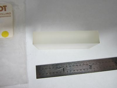 OPTICAL MELLES GRIOT GLASS BLOCK LASER OPTICS BIN#A6-C-14