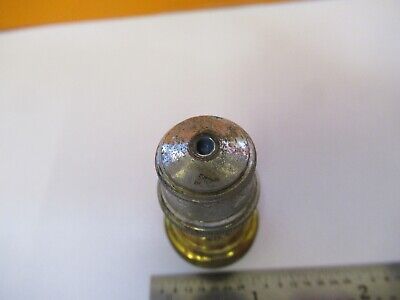 OBJECTIVE ANTIQUE BRASS LEITZ 45X OPTICS MICROSCOPE PART AS PICTURED &G1-A-76