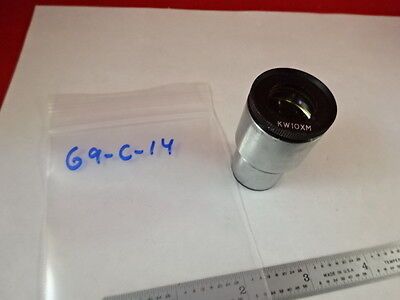 MICROSCOPE PART EYEPIECE JAPAN KW10XM OPTICS AS IS #G9-C-14