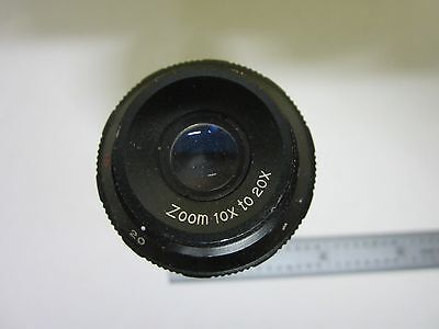 MIKROSKOPTEIL Okular ZOOM 10X BIS 20X OPTIK WIE IST BIN#U3-07