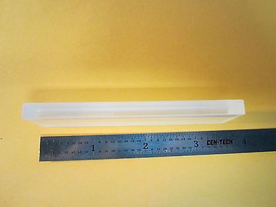 OPTICAL RECTANGULAR WINDOW POLISHED ONE SIDE DULL ALL AROUND LASER OPTICS BIN#24