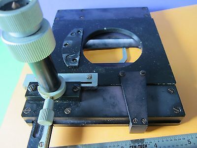 MICROSCOPE PART DIALUX LEITZ GERMANY STAGE SLIDE MICROMETER AS PICTURED BN#36