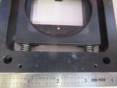 OPTICAL ALUMINUM STAGE FIXTURE LASER OPTICS AS PICTURED &8M-A-32