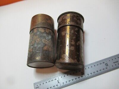 FOR PARTS REPAIR BAUSCH OBJECTIVE CAN 2X ANTIQUE MICROSCOPE AS PICTURED &16-B-90