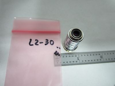 MICROSCOPE PART OBJECTIVE ZEISS GERMANY EPIPLAN 10X OPTICS AS IS BIN#L2-30